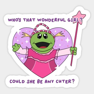 Who’s that wonderful girl? Sticker